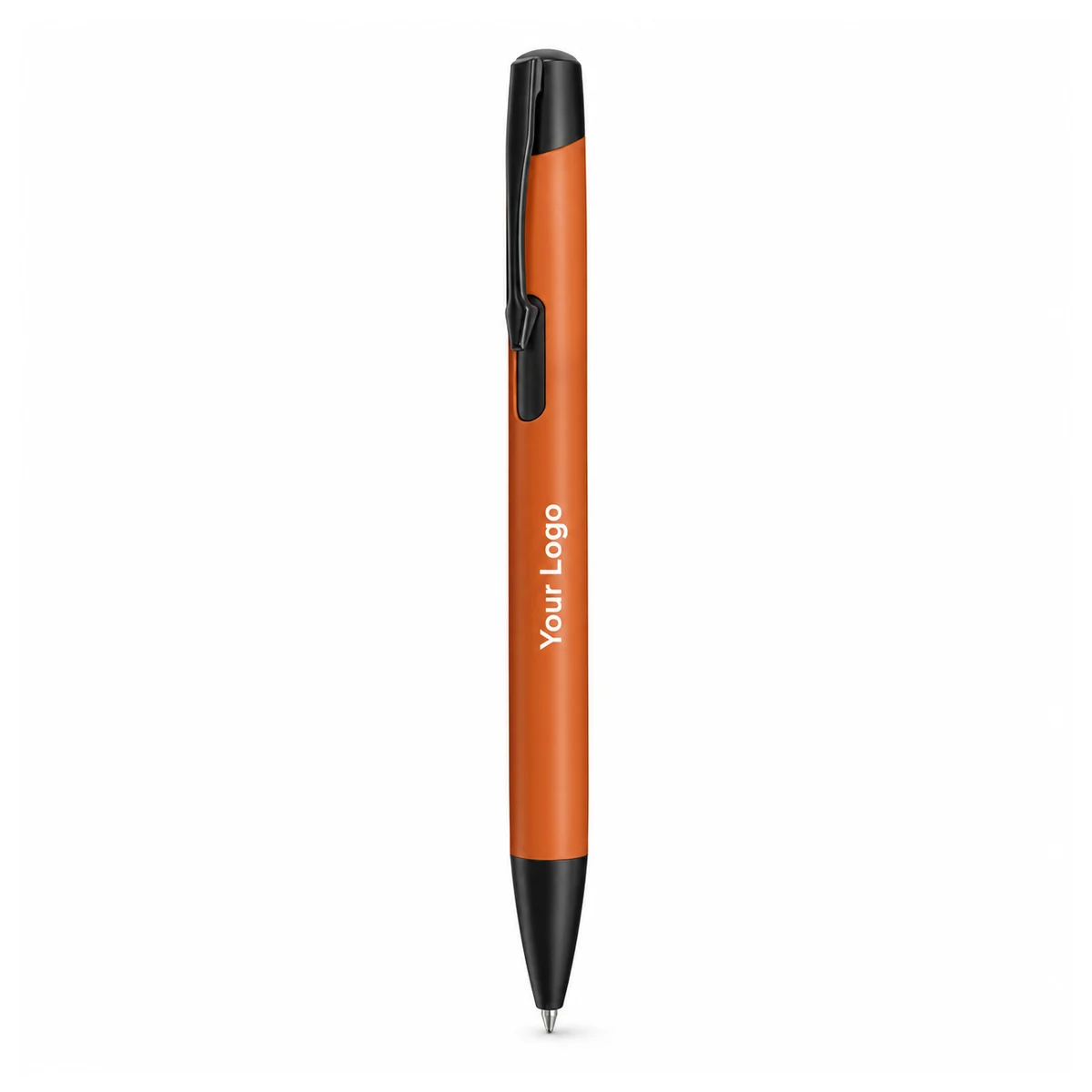 Black and Copper-Tone Plastic Ball Pen - view 2